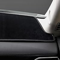 Vista 4 de BEERTE Cubierta de tablero negra personalizada actualizada para Mazda CX-5 2026 2025-2017, alfombrilla antideslizante de franela para salpicadero