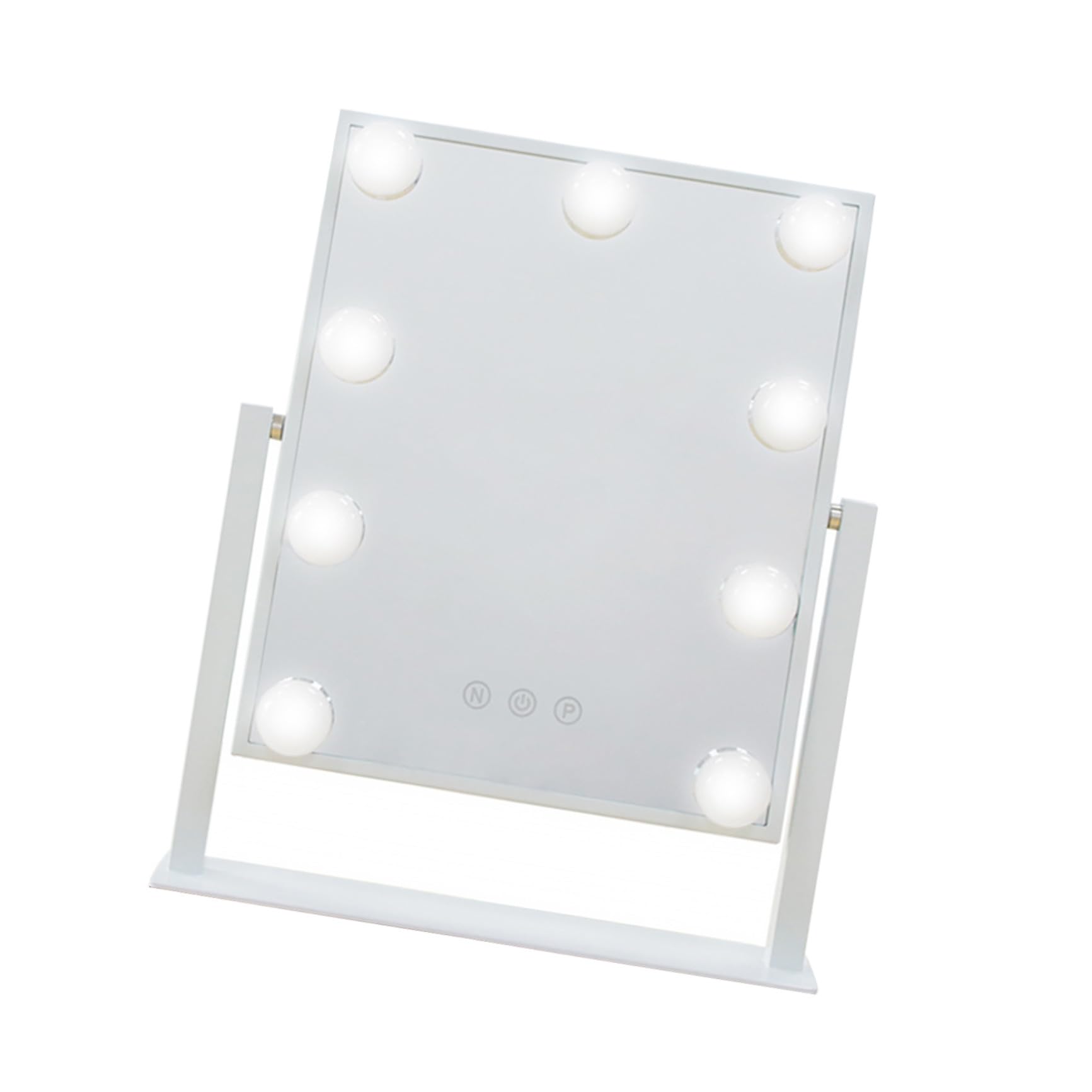Miroir de maquillage LED Healvian portable et stable pour coiffeuse
