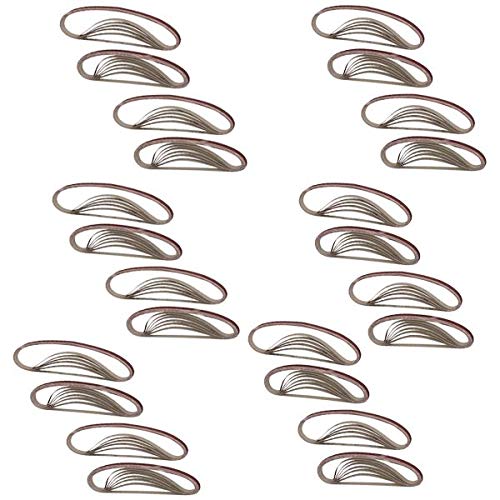 Bandes abrasives 10x600 meulage ponceuse pneumatique lot de 75 courroies de ponçage