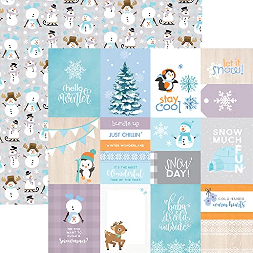 Étiquettes scrapbooking double face Paper House design multicolore