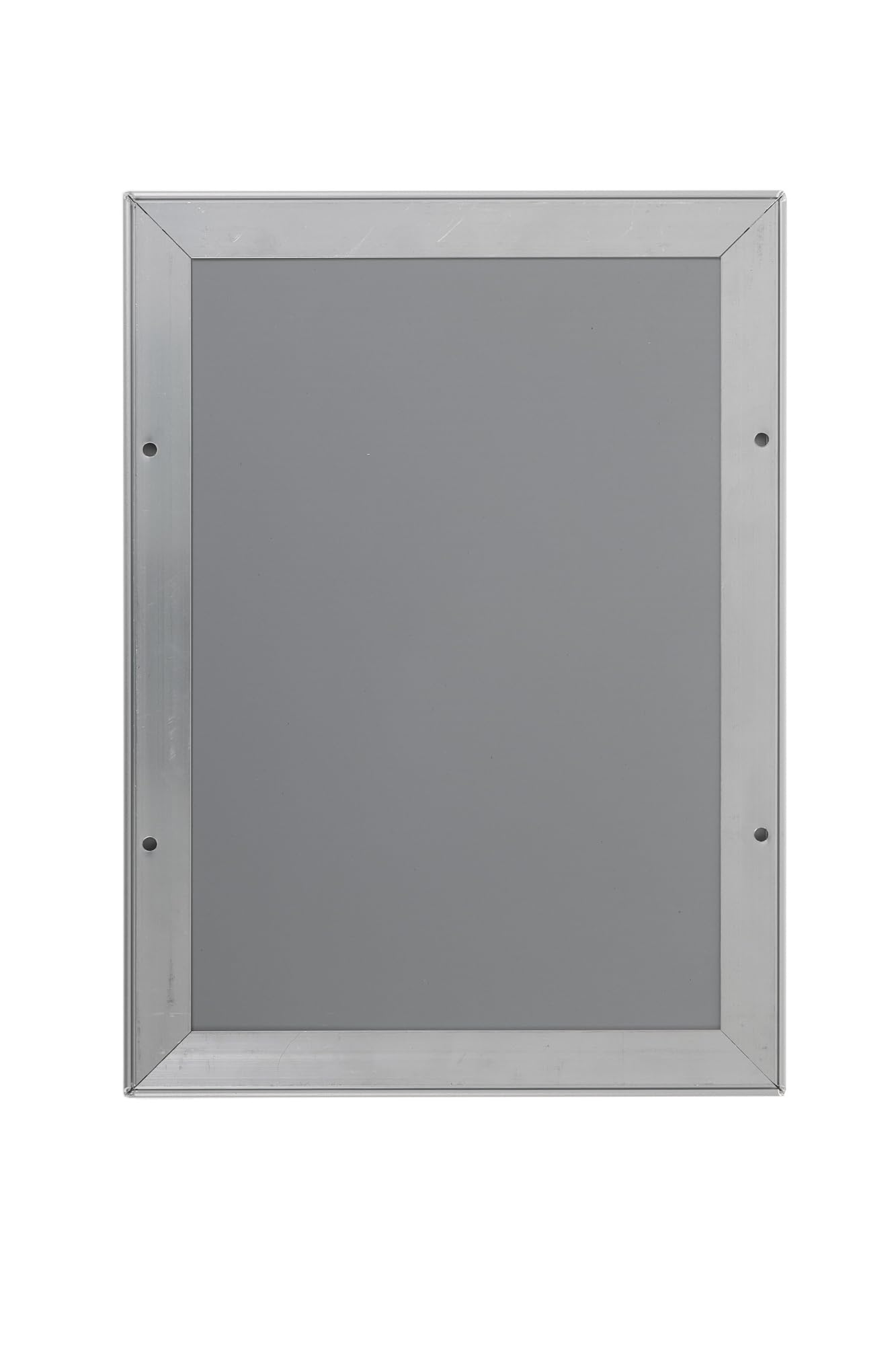 EUROPEL 355001 składana rama A4 z profilem aluminiowym 25 mm – rozkładana ramka na plakat z narożnikiem ukośnym – ramka na m.in. plakaty, certyfikaty, zdjęcia i materiały reklamowe - srebrna, 355001
