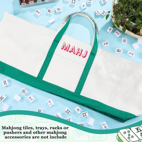 Bolsa para Mahjong Tamaño 31.5 x 12 x 4 pulgadas Lona Verde miniatura 4