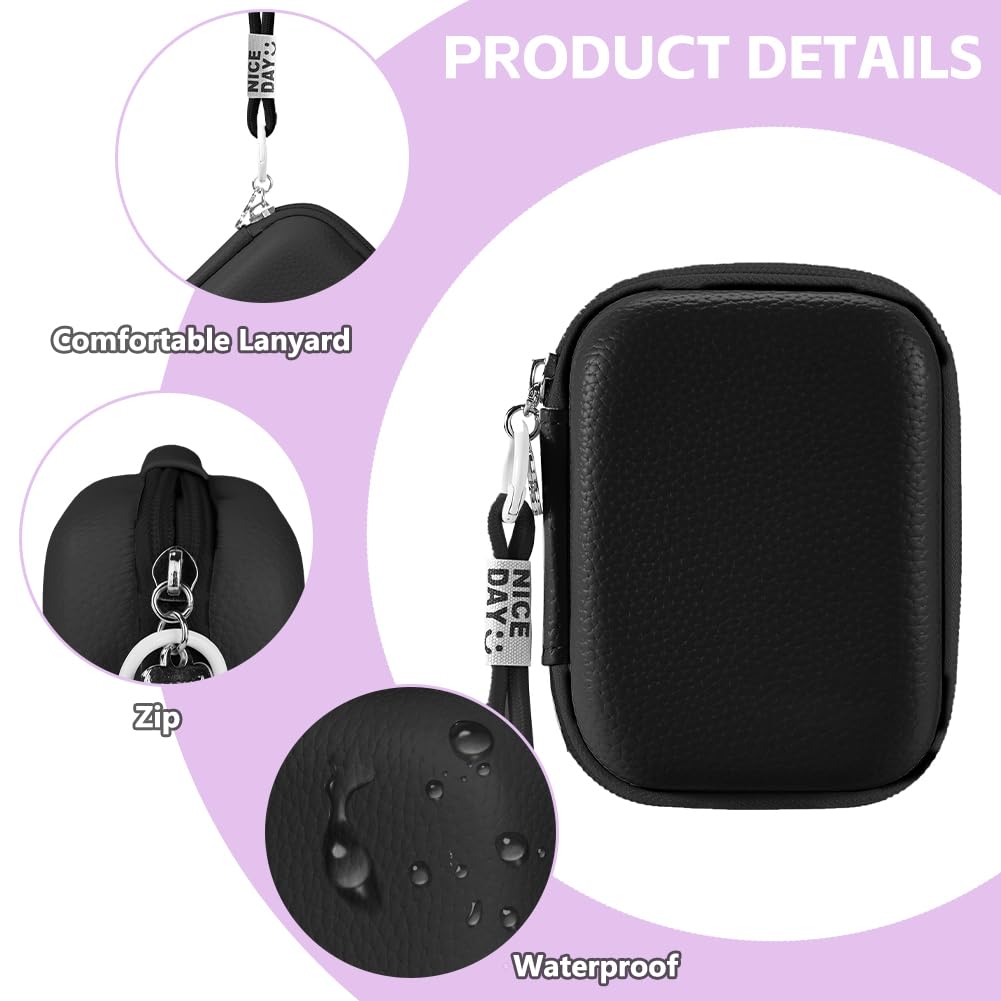 Ainiv Étui pour Appareil Photo Compact pour Appareil Photo Numérique Sony ZV-1, Ricoh GR, Casio ZR1000, Canon G7, SX720, Panasonic ZS110, et Accessoires et Carte SD