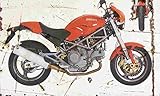 ducati monster hd photos Gedruckt auf hochwertigem Foto GLOSS Karte zu 270gsm, randlos (bis zum Rand) finish.