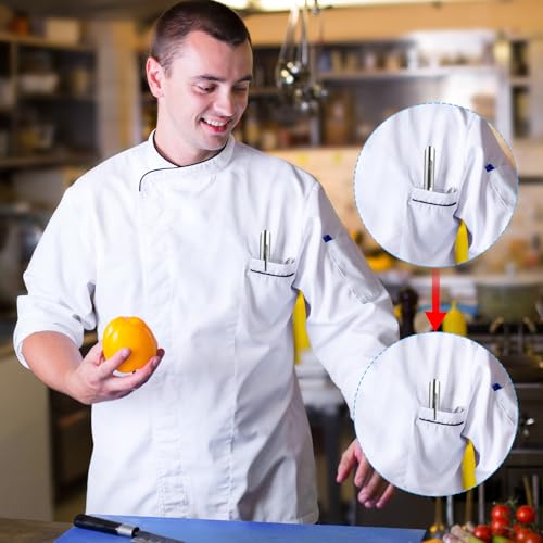 6Pcs Crumb Sweepers for Servers Table Crumber Sweeper Bread Cleaner Restaurant Crumb Scraper with Pocket Clip Kitchen Tool Accessories for Tablecloth in Restaurants and Homes