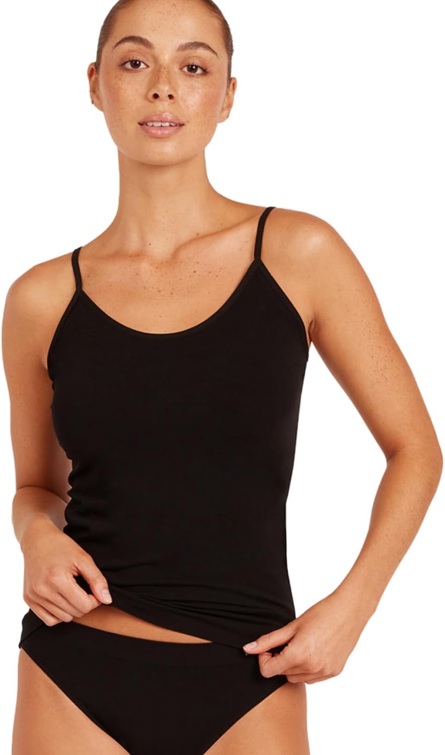 Boody Women’s Base Layer Cami Top - Seamfree Scoop Neck Camisole, Ultra-Soft Bamboo Viscose, Lightweight Fit