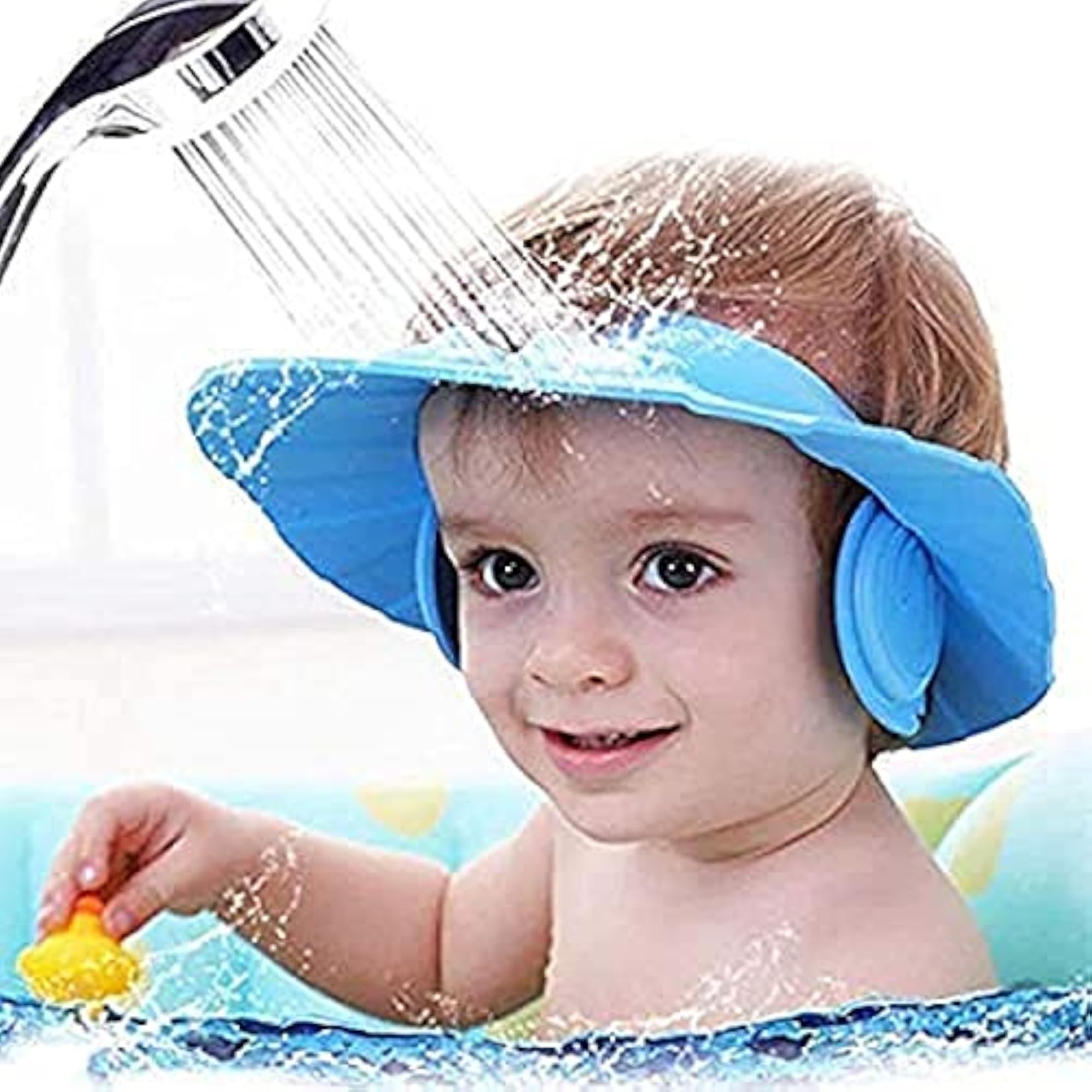 Soft Adjustable Visor Hat for Toddler Bathing