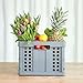 Clax® crate | folding box | basket | 48 qt (12 gal) | grey