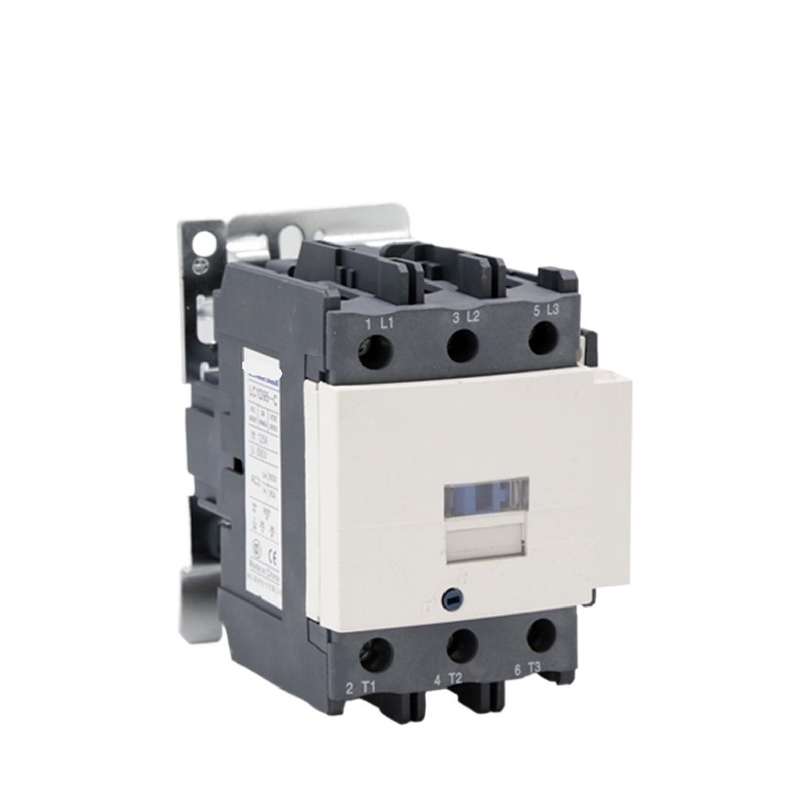 CSKWLLNBC LC1-D95 AC Control Contactor 95A Electrical Magnetic 3P Coil Voltage AC220V 380V Silver Contact 50/60HZ 1NO 1NC(Ac220v)