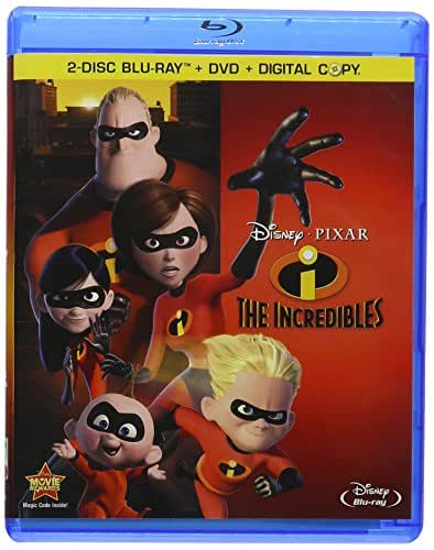 The Incredibles (Four-Disc Blu-ray/DVD Combo + Digital Copy)