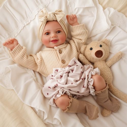 BABESIDE Reborn Baby Dolls Sunny - 17Inch Cute Soft Vinyl
