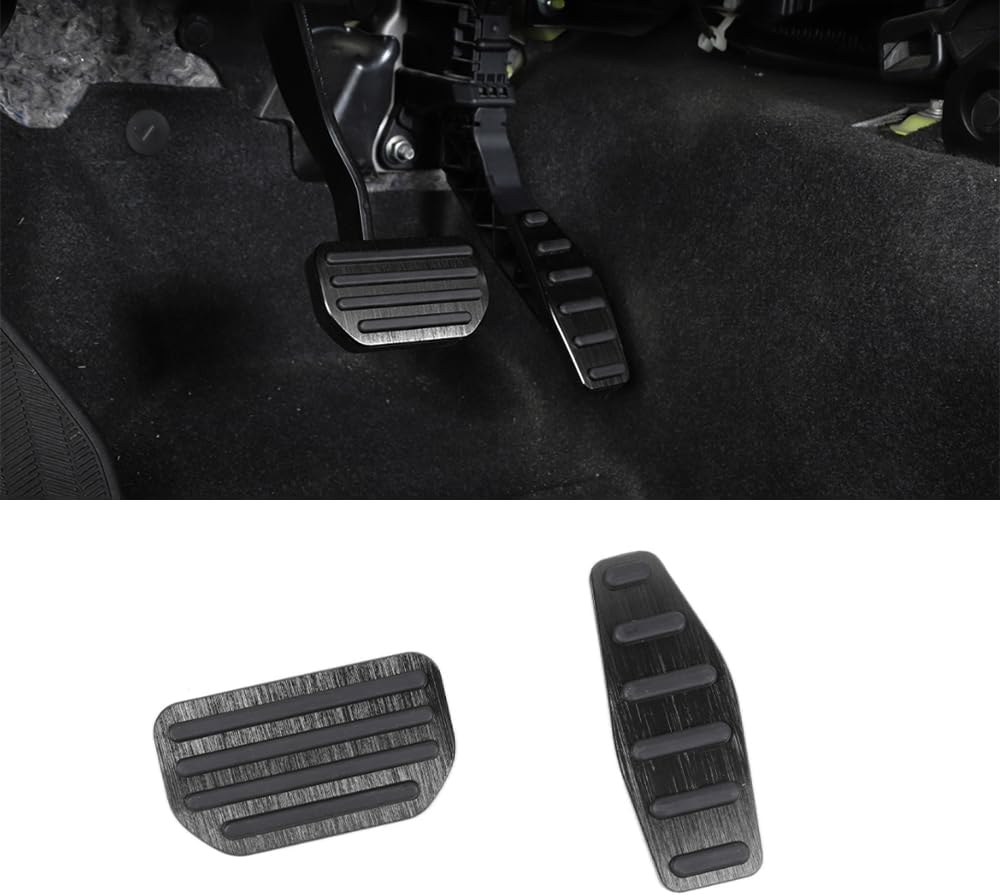 Gas Fuel Brake Foot Rest Pedal Cover for Suzuki Jimny 2019 2020 2021 2022 2023 Automatic Transmission Car Interior Accessories Black