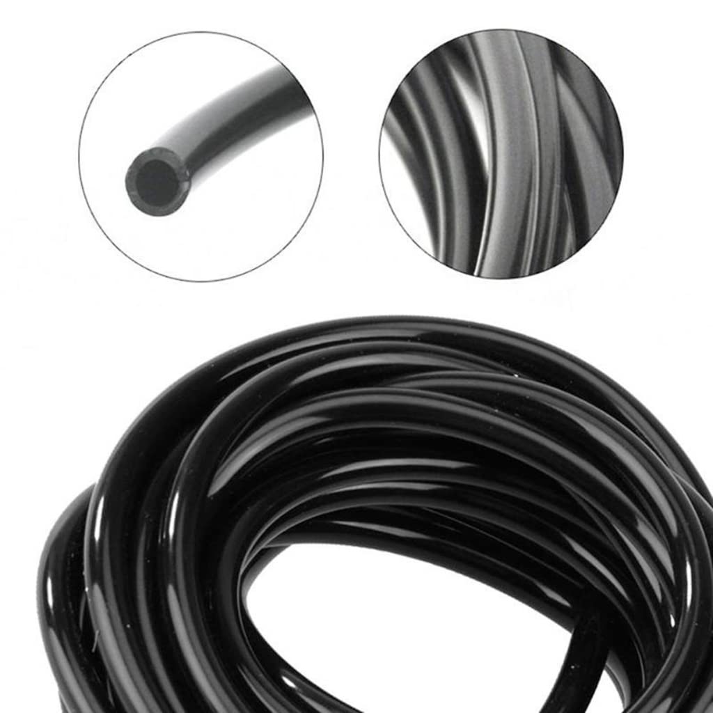 Conduite d'irrigation goutte-à-goutte, Tube d'irrigation goutte à en PVC noir, 4/7mm, plusieurs tailles(50m)