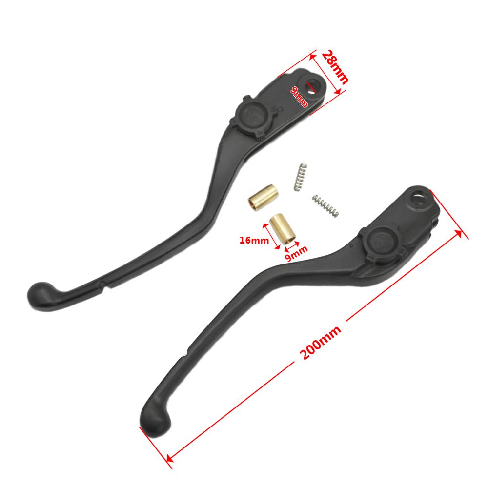 Palancas de embrague del freno de aluminio para Compatible con BMW K 1600 B Bagger/Grand America K 1600 GT K 1600 GTL 2018