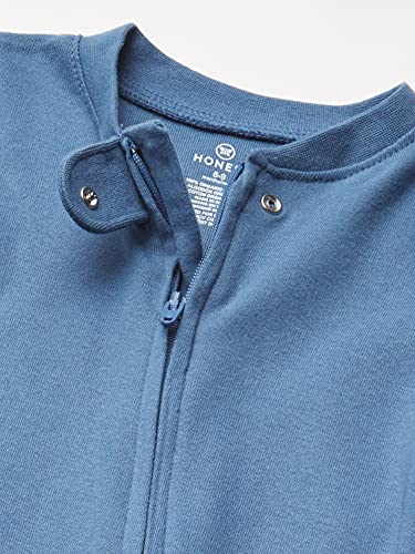 Image of HonestBaby Baby 2-Pack Organic Cotton Footed Pajama Sleep & Play