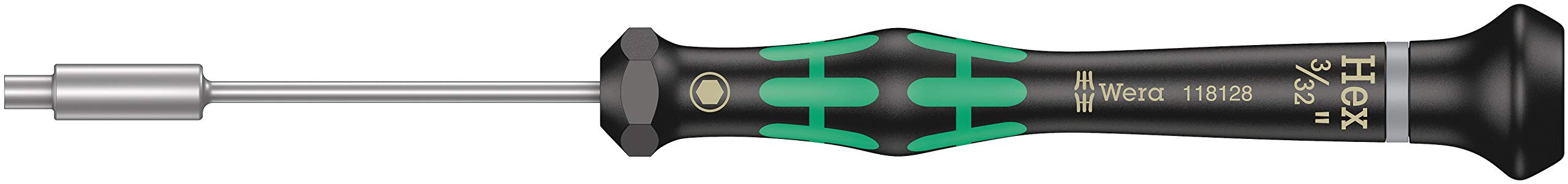 Wera 05118128001 2069 Kraftform Micro Nutdriver 3/32"/60