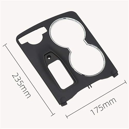 Miniatura 4 de Para (GLK-X204 2010-2015), reemplazo 2046802308 9H44 Soporte de taza de consola central Marco de obturador Panel Cubierta Negro