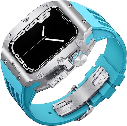Kit modification Apple Watch en titane et lunette métal pour un style horloger de luxe