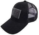 USA Flag Patch Tactical Style !esh Trucker Baseball Cap Hat