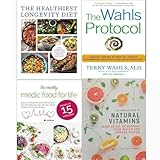 Wahls protocol,the anti-inflammatory & autoimmune cookbook, healthy medic food and diet bible 4 books collection set