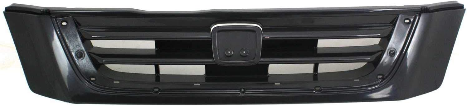 Garage-Pro Grille Assembly Compatible with 1997-2001 Honda CR-V Painted Black Shell and Insert