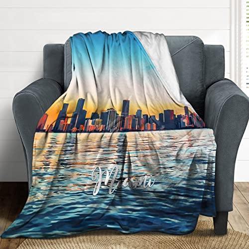 Couverture en flanelle Miami plaid chaud et doux grand format pour canapé - 8