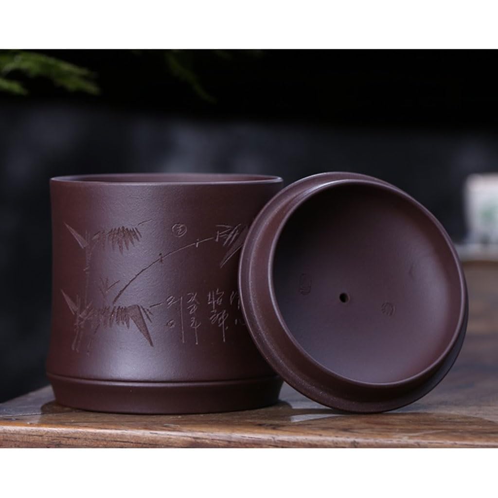 Matcha kubki do biura i domu z pokrywką fioletowy gliniany kubek do parzenia herbaty ręcznie robiony fioletowy gliniany kubek 500 ml popołudniowa herbata zestaw zaparzacz kubek do herbaty