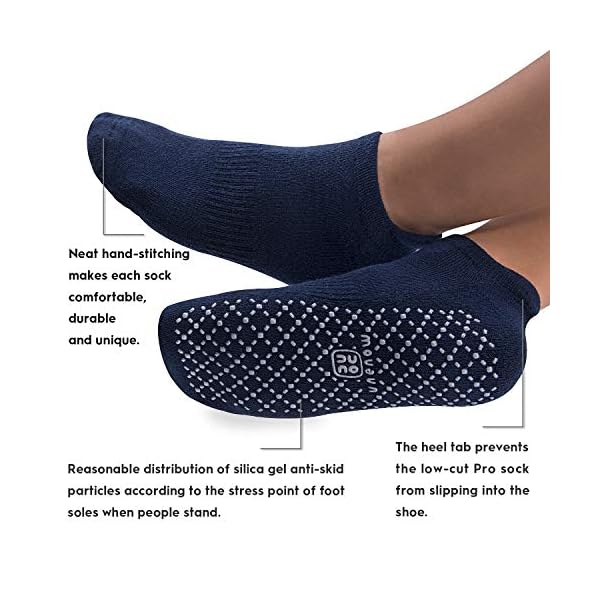 unenow-Unisex-Non-Slip-Grip-Socks-with-Cushion-for-Yoga-Pilates-Barre-Home-Hospital unenow Unisex Non Slip Grip Socks with Cushion for Yoga Pilates Barre Home & Hospital