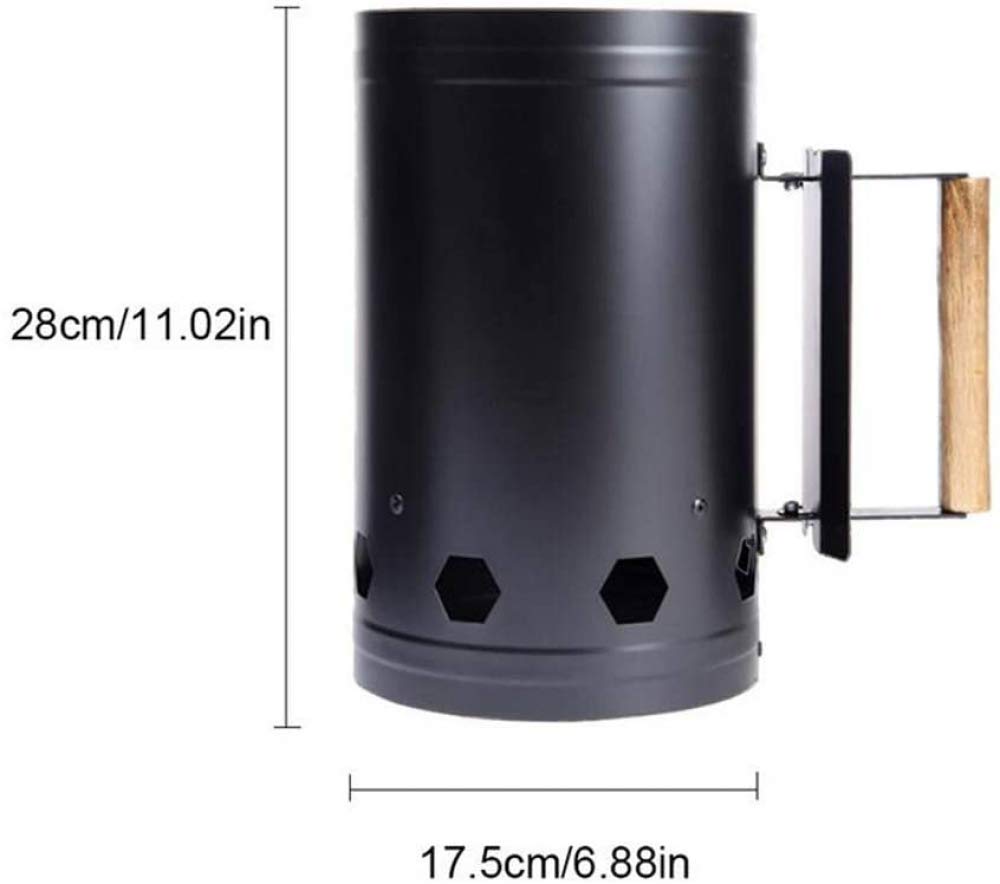 Encendedor De Carbón Para Chimenea, Uso Doméstico, Accesorios Para Barbacoa, Encendedor De Encendido, Canasta De Encendedor De Chimenea De Acero Galvanizado, Para Barbacoa De Camping Al Aire Libre
