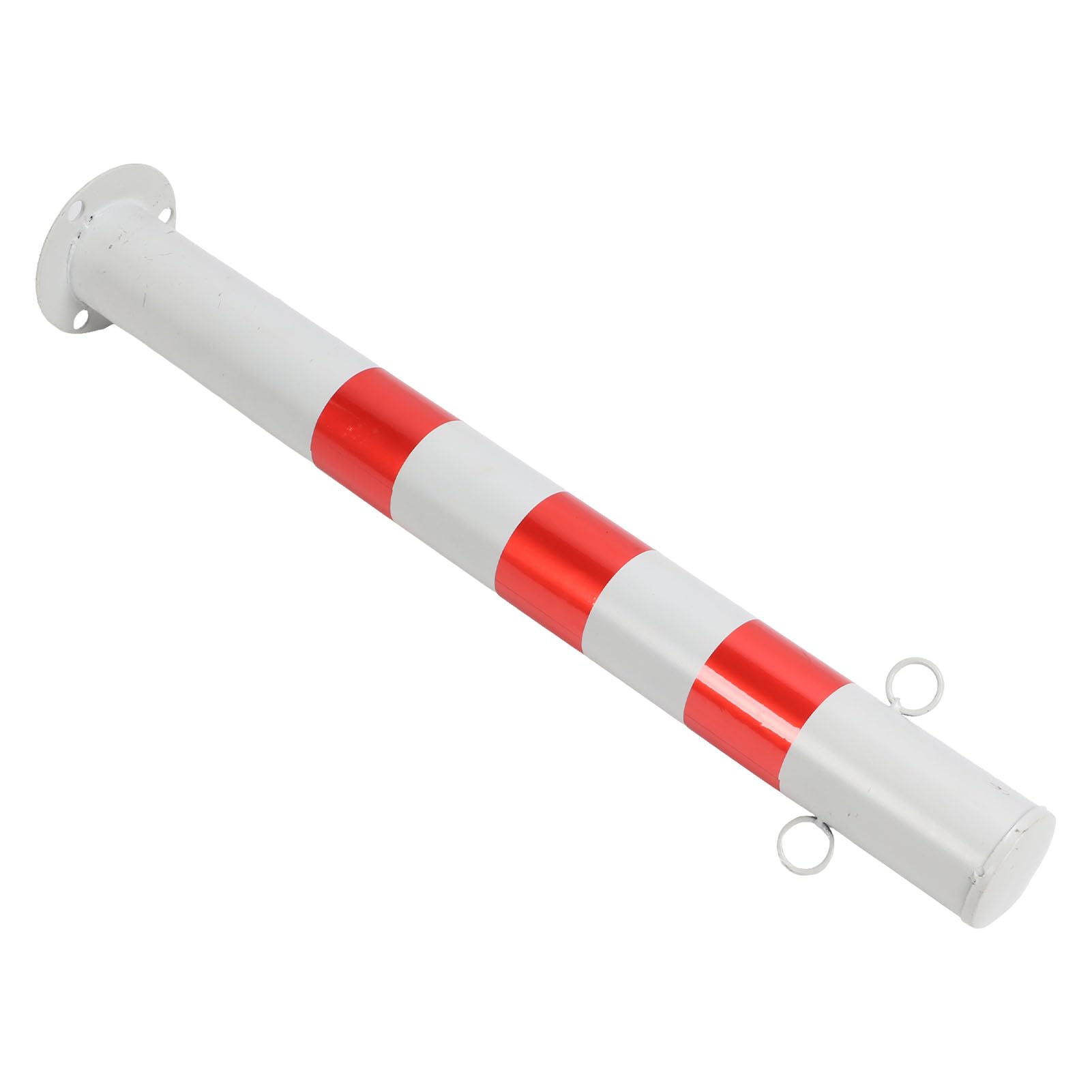 Paletto stradale da 75 cm con gancio Delineatore del traffico di sicurezza Palo di controllo della folla Palo di segnalazione stradale (Rosso Bianco)