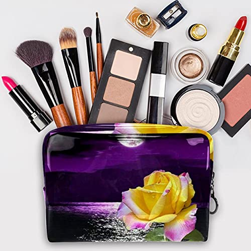 Trousse à maquillage mandala vert grand vanity de toilette et rangement maquillage