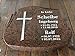 Produktbild Grabstein aus Naturstein Multicolor 40x30x12 cm - Grabkissen, Liegeplatte, Liegestein inkl. Inschrift und Ornament