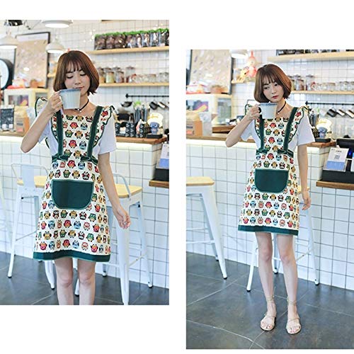 Amazon｜エプロン 女性のためのエプロン、梨花エプロンレトロ