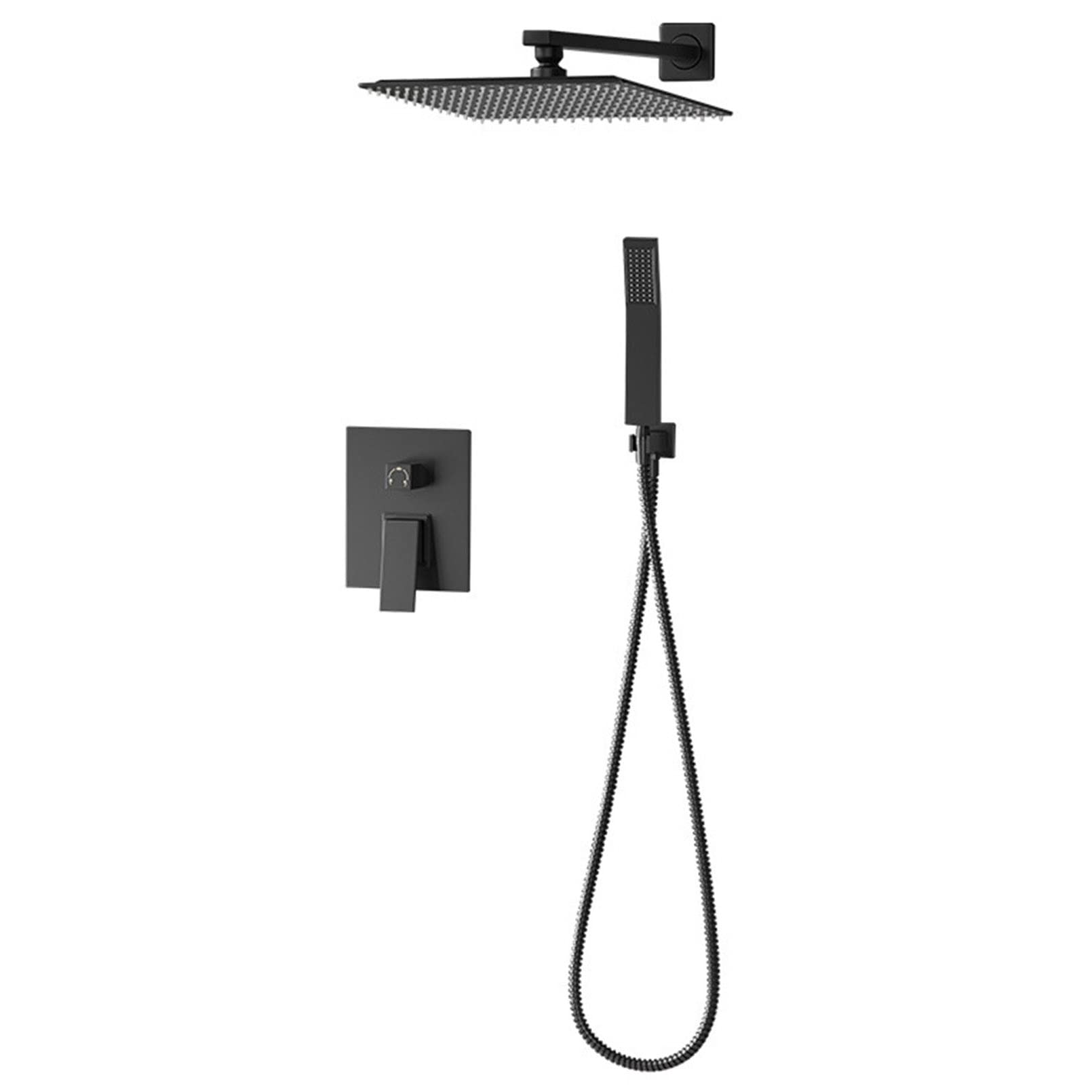 Combiné de douche haute pression avec thermostat système de douche mural complet