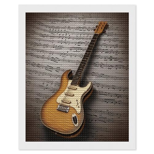 Kit peinture diamant guitare FekiLoot pour adulte débutant