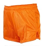 EMC Sports Mini-Mesh Shorts, Neon Orange, Small