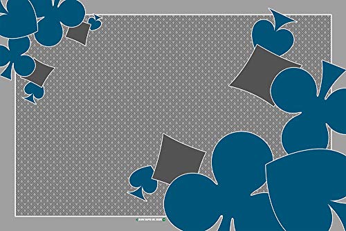 Tapis belote - O C - Gris - 60x40 cm - Fabrication Française Cover