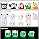 Ygapuzi 14Pcs Nette Ruß Sprites Auto Rückspiegel Zubehör Cartoon Ruß Figuren Dekoration für Autospiegel Armaturenbrett Innenausstattung Auto Ornament Lustige Geschenke für alle Altersgruppen