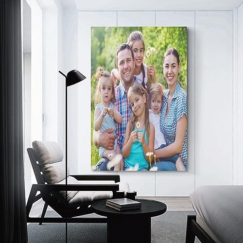 Tableau abstrait de luxe avec impression sur toile portrait chic - 3