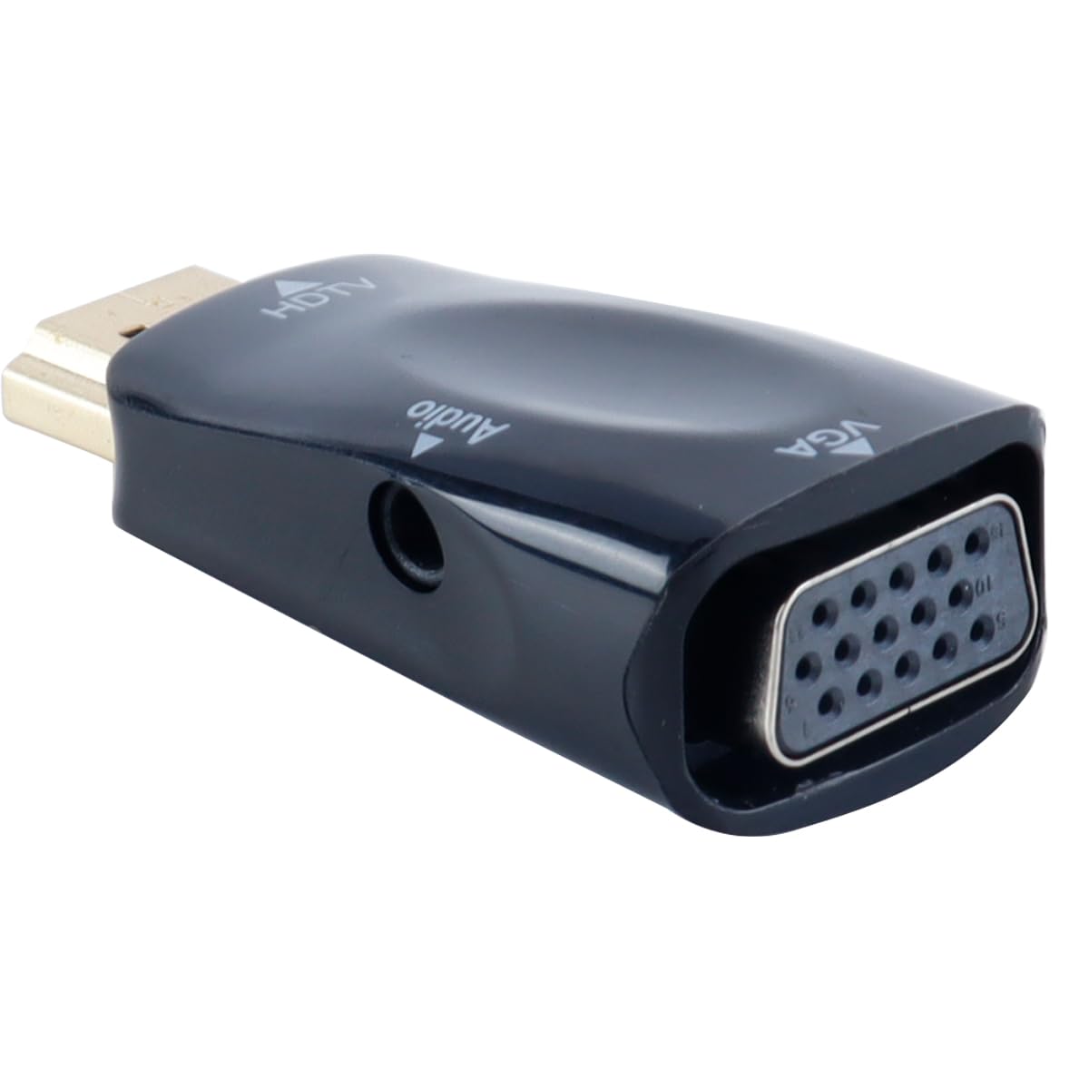 Adattatore Da HDMI a Jack 3,5, Convertitore Da HDMI Femmina a VGA Femmina HD 1080P Con Cavo Jack Audio Da 3,5 Mm