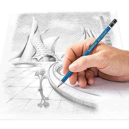Lápices Grafito Staedtler Mars Lumograph 4B Pack 12 miniatura 5