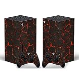 Full Body Vinyl Skin Sticker Decal Cover for Microsoft Xbox Series X Console and Controllers - Volca