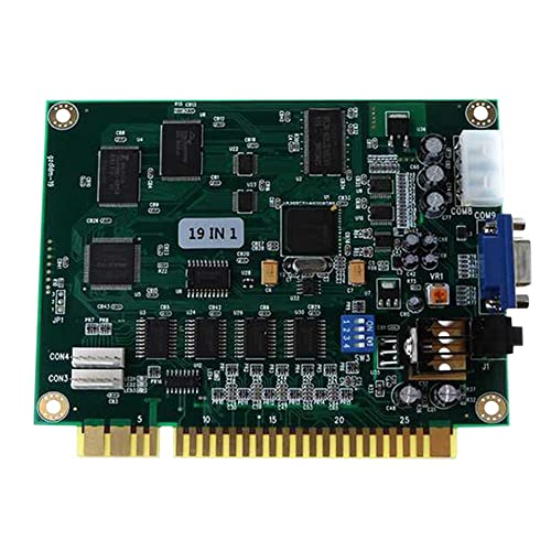 Aflytep 19 En 1 Multicade PCB Board Arcade Game Board VGA Output Arcade Game Board Horizontal Durable pour Jamma Arcade Cover
