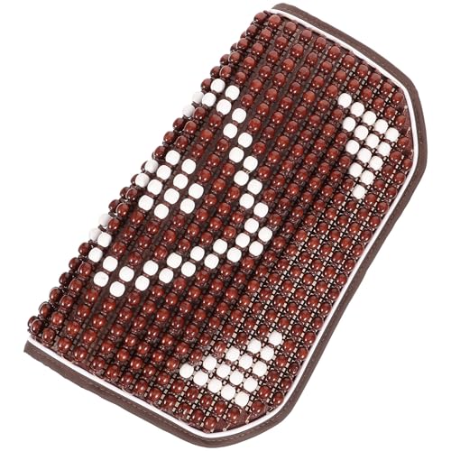 Evita el calor con la funda de asiento de cuentas de madera transpirable