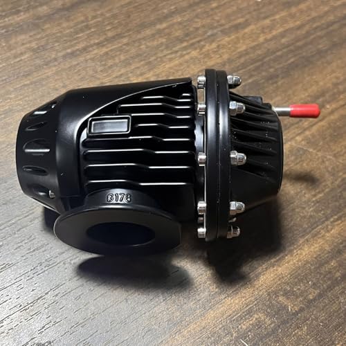 For HKS4 SQV4 SSQV IV Aluminum Turbo Blow Off Valve w/Direct Fit Adapter Black