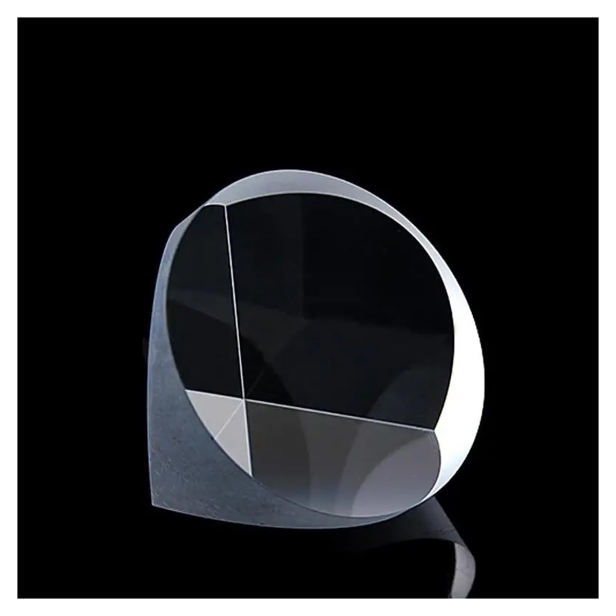 Prismes et kaléidoscopes Optique de lumière de réfracteur du Prisme Optique K9 50.8x43.5mm Kits d'optique pour Classe de Sciences