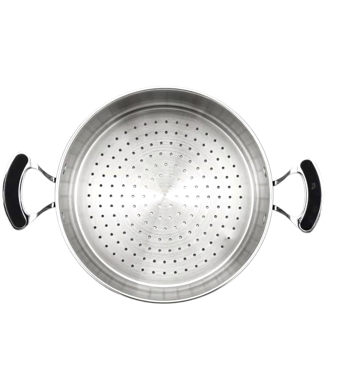 Couscoussier Inox Premium 4/6/8 L – Couvercle Verre + Joint Silicone – Fond Encapsulé – Compatible Induction & Lave-vaisselle – Sans Revêtement Antiadhésif – 22/24/26 cm (6 Litres 4/5 Personnes)