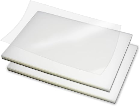 Rayson Clear Binding Cover - 7 mil Polypropylene, 8-1/2 11 inches, Durable Un-Punched Plastic Presentation Covers, 100-Pack (PP2100C)