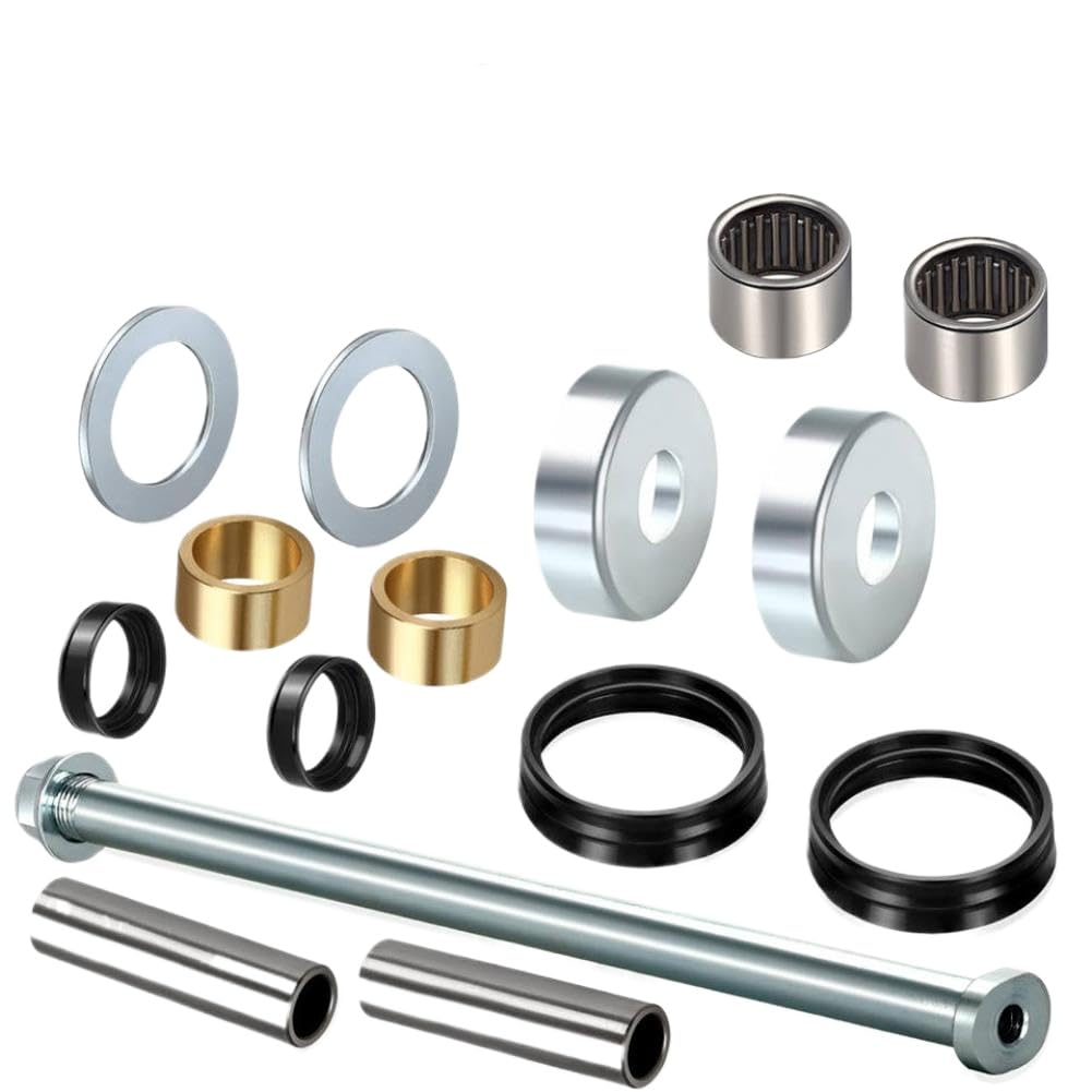 Kit cuscinetti forcellone e guarnizioni e albero perno compatibili con 700 700R 2006-2024
