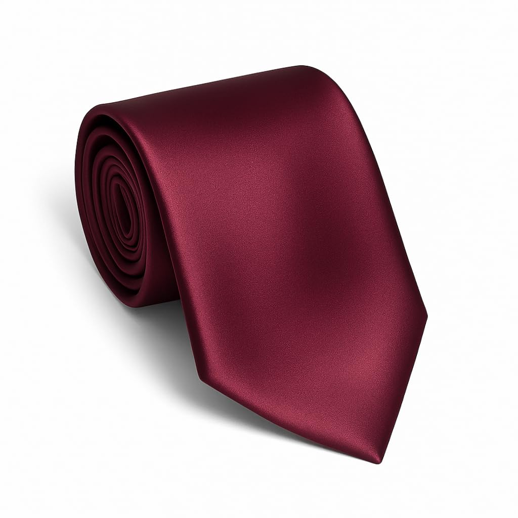Cravatta Sposo Cerimonia Extra Lunga XL in Puro Raso Seta, Lunghezza da 155 cm a 175 cm, Made In Italy, Uomo